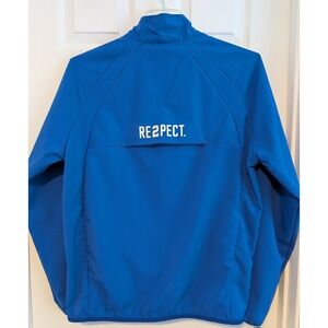 NWOT Jordan Quarter Zip Jacket Blue "RE2PECT" Mens Large Excellent Condition!